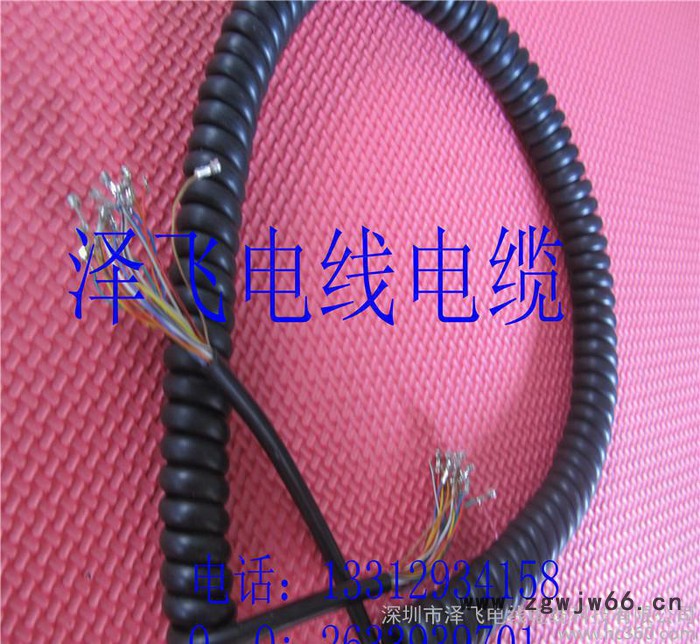 屏蔽弹簧线,编制屏蔽弹簧线,编制弹簧线,编制屏蔽弹簧线6芯现货深图3