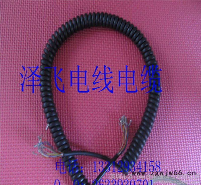 屏蔽弹簧线,编制屏蔽弹簧线,编制弹簧线,编制屏蔽弹簧线6芯现货深图2
