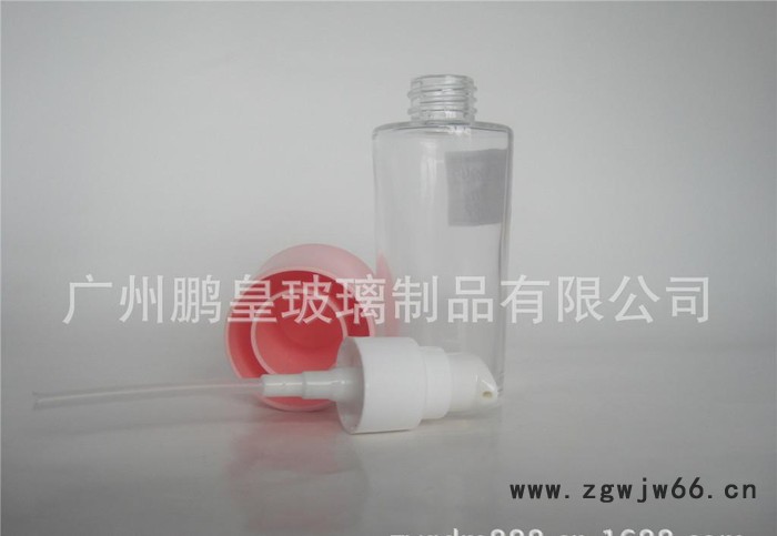 玻璃套装乳液瓶 配盖子和喷头图2