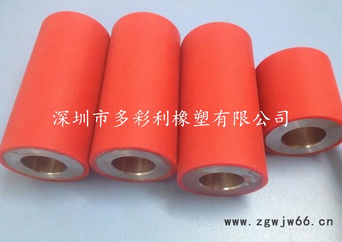 供应聚氨酯动力滚筒，无动力滚筒包胶，滚筒包胶，包胶滚筒图4