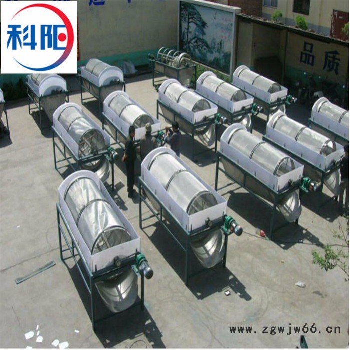 滚筒筛设备 滚筒振动筛 滚筒圆振筛 有机肥滚筒筛分机 科阳牌筛分机图5