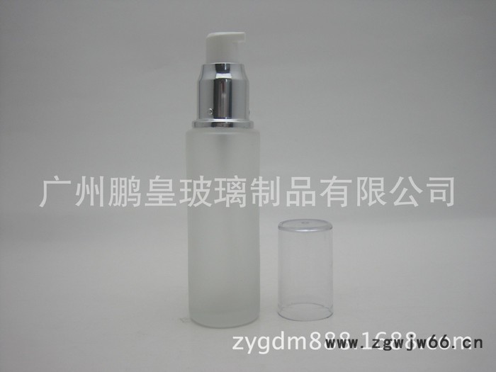 现货化妆品套装瓶 玻璃乳液瓶 配套喷头和外罩图2