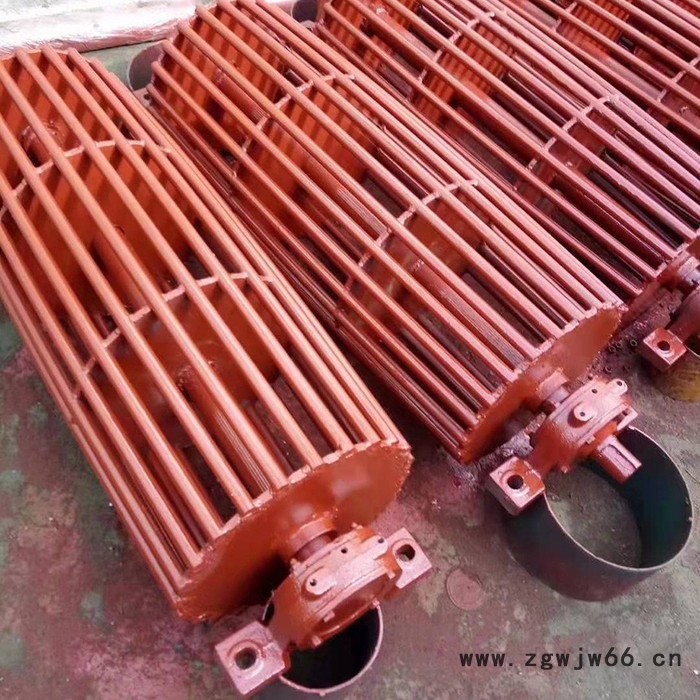 鲁橡橡胶 TD75型主动滚筒 包胶主动滚筒 电动滚筒 花笼滚筒图3