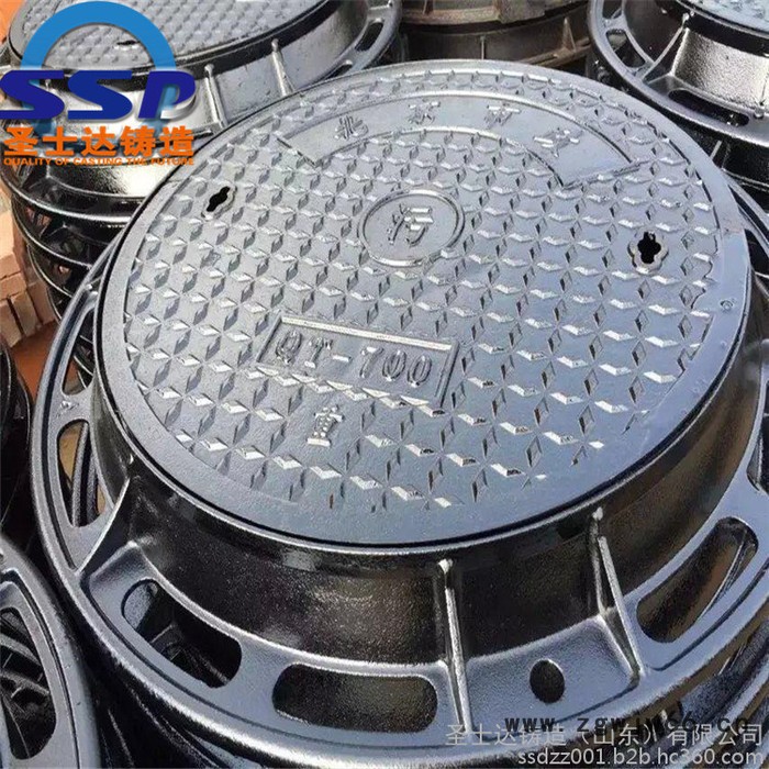 圆形井盖 E600井盖 电力井盖 价格 圣士达铸造图3