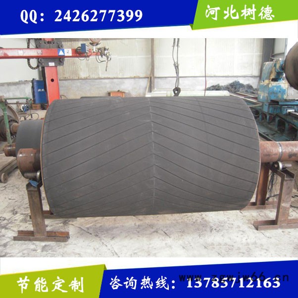 河北树德生产电动滚筒 陶瓷滚筒 包胶滚筒 传动滚筒 增面辊筒图4