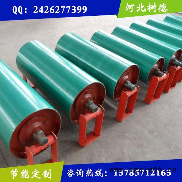 河北树德生产电动滚筒 陶瓷滚筒 包胶滚筒 传动滚筒 增面辊筒图8