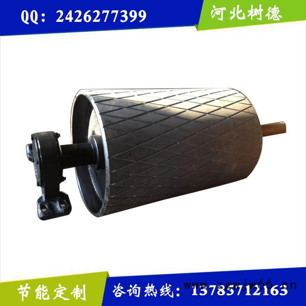 树德TD75型 传动滚筒作用 铸胶滚筒 陶瓷滚筒驱动滚筒树德输送机械支持定制图5