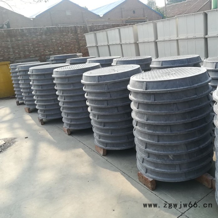 临汾鸿硕玻璃钢井盖 复合材料井盖 圆形检查井盖图4