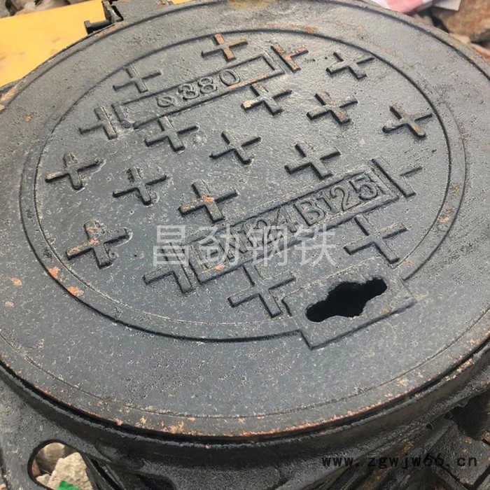 乐从防沉降井盖 定制批发 铸铁井盖 现货供应 球墨铸铁井盖图4