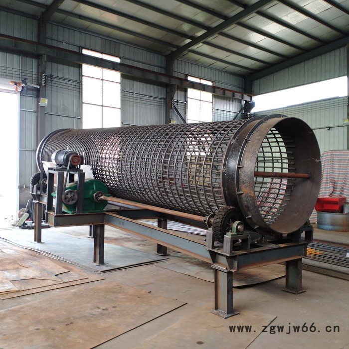 滚筒筛厂家**双层滚筒筛 多层圆筒筛 无轴滚筒筛 滚筒脱泥机设备 滚筒筛砂机设备价格图4