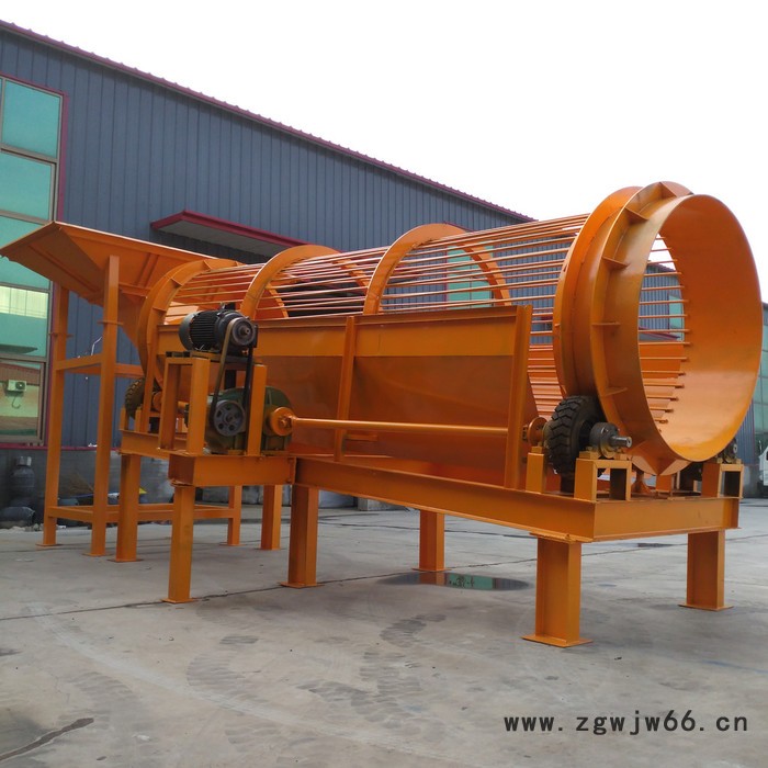 滚筒筛厂家**双层滚筒筛 多层圆筒筛 无轴滚筒筛 滚筒脱泥机设备 滚筒筛砂机设备价格图2