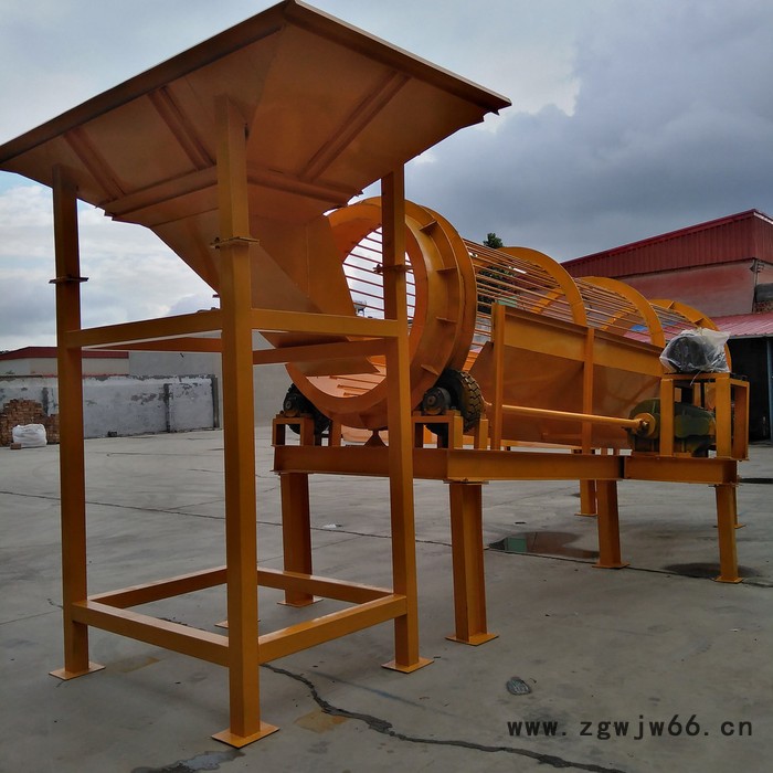 滚筒筛厂家**双层滚筒筛 多层圆筒筛 无轴滚筒筛 滚筒脱泥机设备 滚筒筛砂机设备价格图3