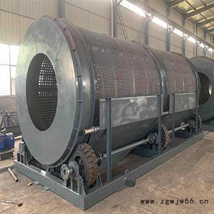 **豫晓重工   1000型无轴滚筒筛  滚筒筛分机  滚筒筛沙机  双层滚筒筛  滚筒筛料机图2