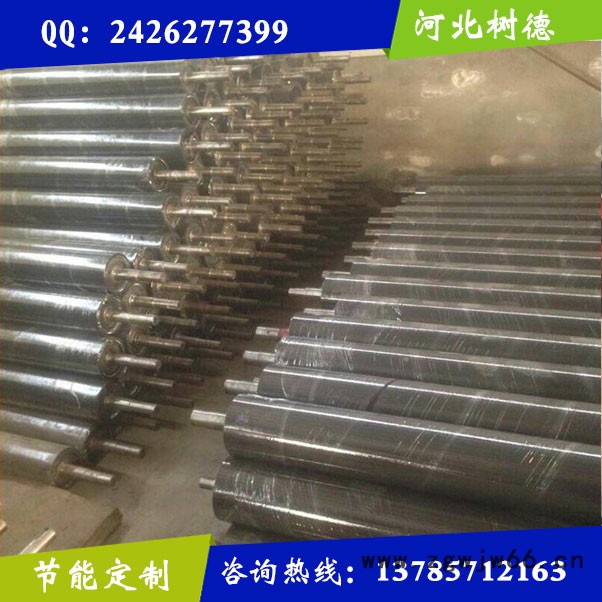 树德TD75型玻璃钢滚筒 菱形胶滚筒 不锈钢滚筒 聚氨酯滚筒 陶瓷滚筒图5