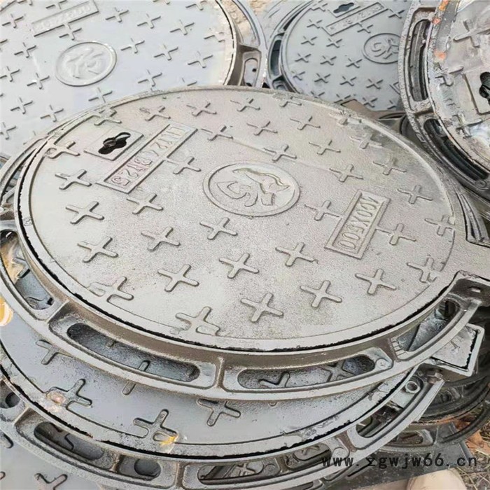 防沉降球墨井盖 重型铸铁井盖价格 防盗井盖 玛钢球墨井盖供应图3