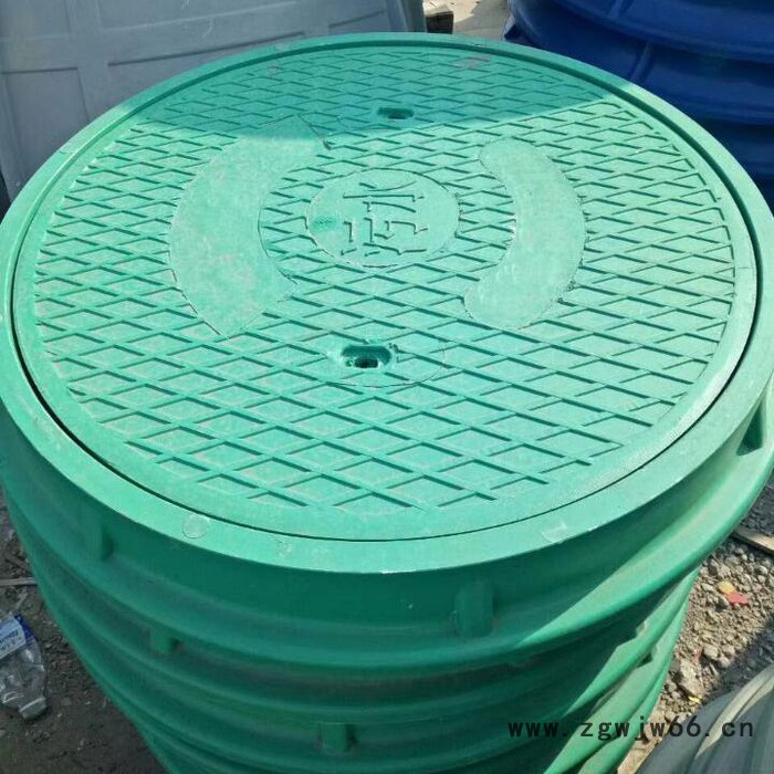 洛阳 加油站用井盖 万诚 玻璃钢纤维复合井盖 玻璃钢排水沟井盖图5