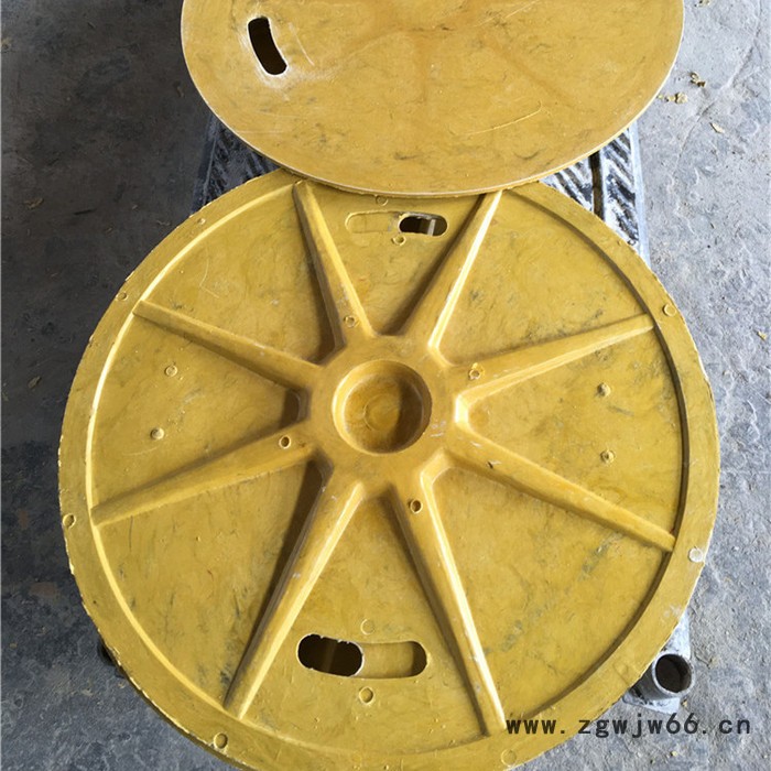 贵阳鸿硕玻璃钢井盖 圆形井盖 玻璃钢下水道井盖图6