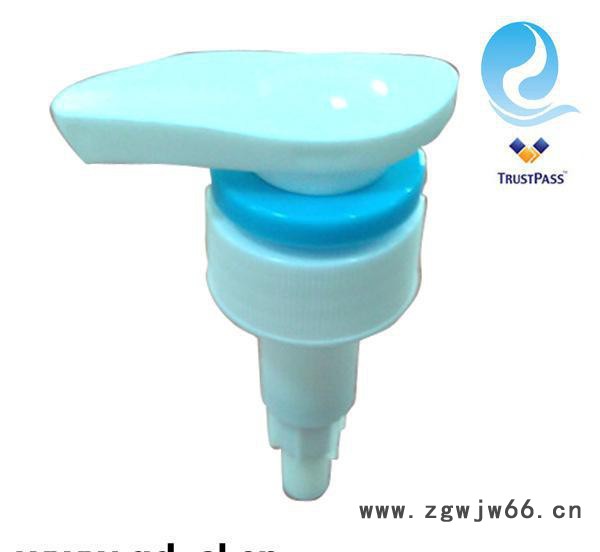 厂方塑料喷头，乳液喷头，粉红色带罩泵头，塑料乳液泵图3