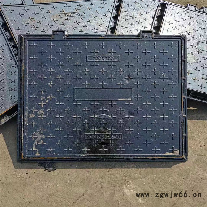 球墨铸铁井盖800*900 铸铁方形井盖 污水井盖下水道井盖沙井盖窨井盖图2