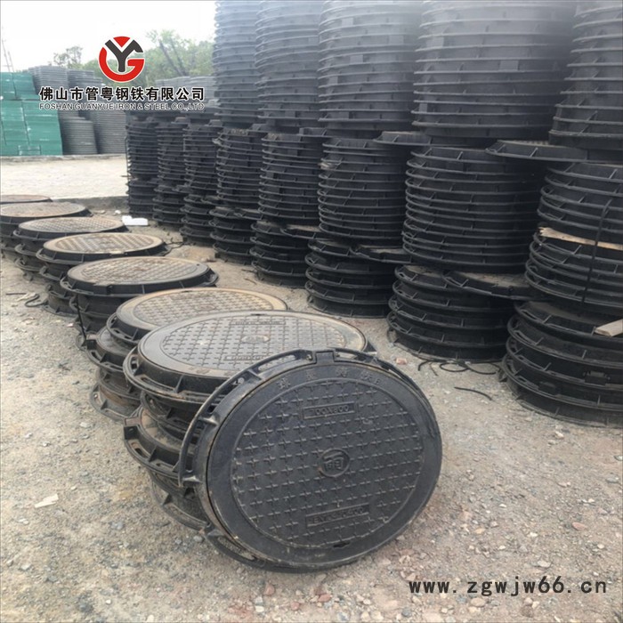 管粤钢铁重型 球墨铸铁井盖 市政污水圆井盖 方井盖 可定制加工图2