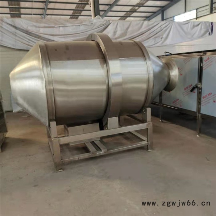 景翔牌滚筒拌料机 鸭脖滚筒拌料机 锅巴滚筒拌料机图2