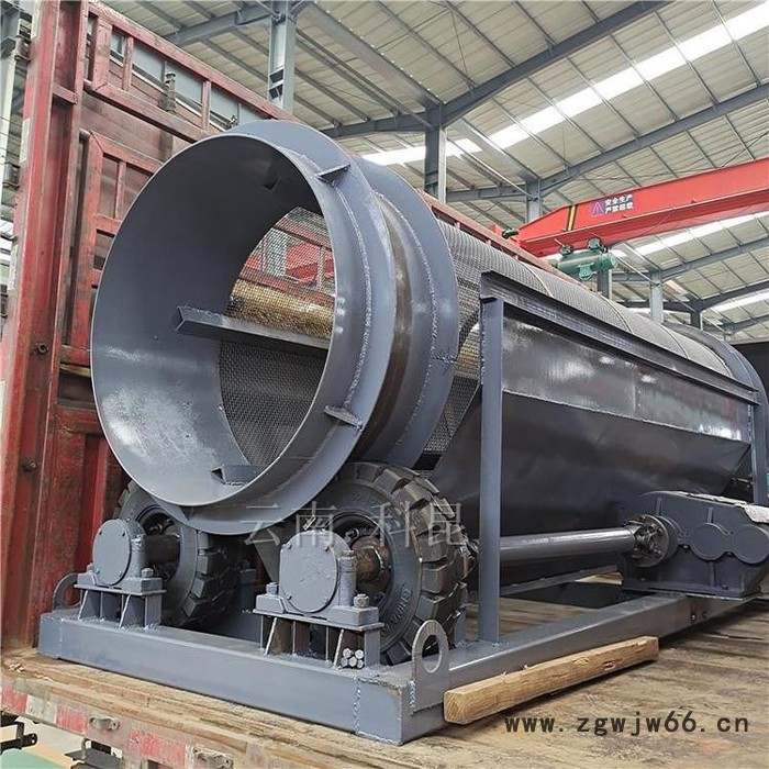 云南无轴滚筒筛 新型滚筒筛沙机 科昆 建筑用沙滚筒筛设备图4