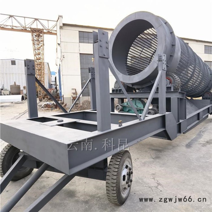 云南无轴滚筒筛 新型滚筒筛沙机 科昆 建筑用沙滚筒筛设备图5