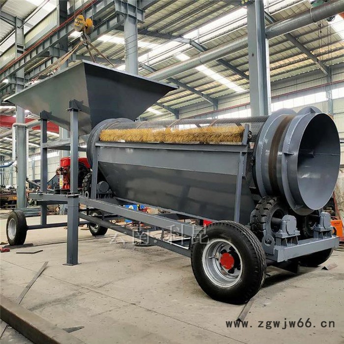 云南无轴滚筒筛 新型滚筒筛沙机 科昆 建筑用沙滚筒筛设备图3