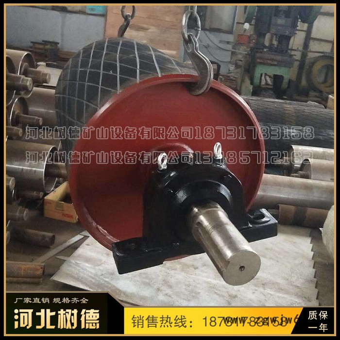 树德输送设备TD75型传动滚筒 排渣滚筒 聚氨酯滚筒图2