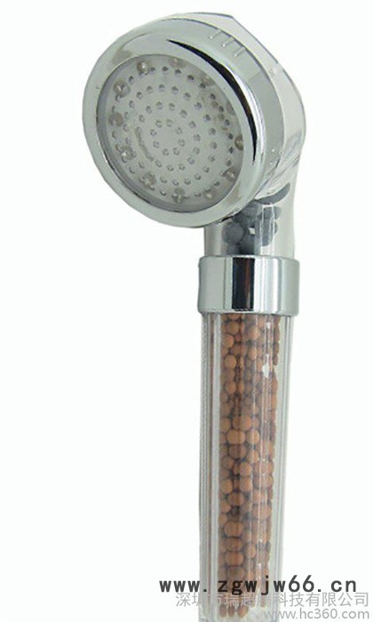 LED花洒 磁疗负离子LED发光花洒 手持莲蓬头 增压淋浴喷头图3