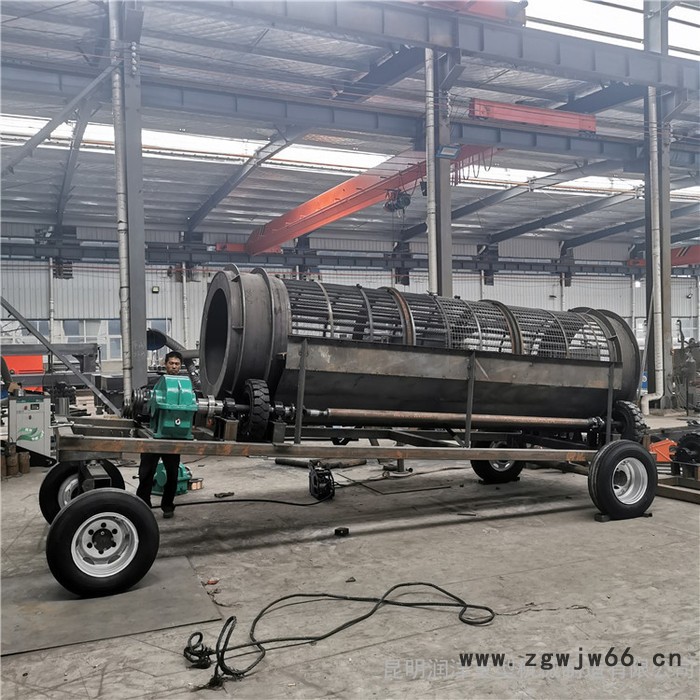 昆明滚筒筛 电动无轴滚筒筛 环保型物料滚筒筛 规格齐全 价格优惠图5