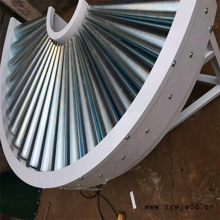 荣达机械 滚筒式输送机 转弯型滚筒传送装置 动力滚筒机图4