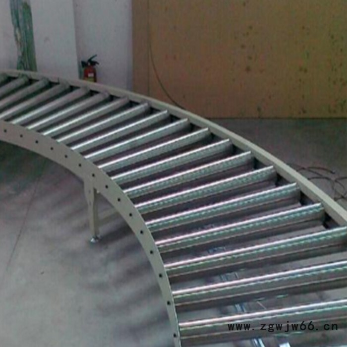 荣达机械 滚筒式输送机 转弯型滚筒传送装置 动力滚筒机图6