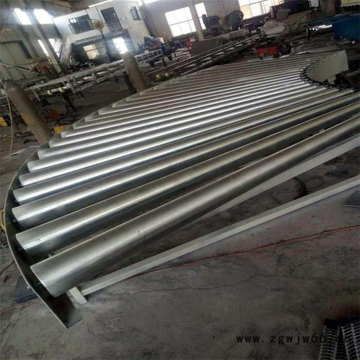 荣达机械 滚筒式输送机 转弯型滚筒传送装置 动力滚筒机图7