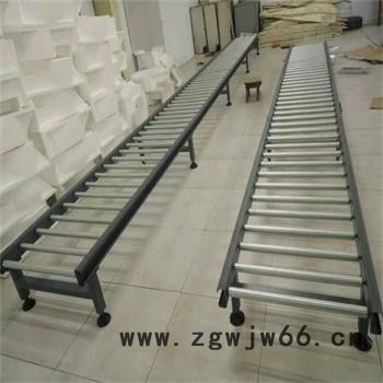 荣达机械 滚筒式输送机 转弯型滚筒传送装置 动力滚筒机图5