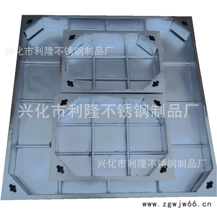 【】不锈钢双开盘装饰窨井盖 污水 雨水加筋井盖 欢迎咨图4