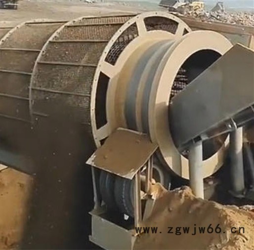 南洋 无轴滚筒筛分机 无轴滚筒筛选设备 无轴滚筒筛石机 无轴滚筒筛选机图6