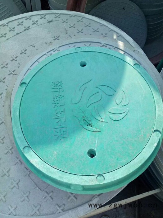 伊春 加油站用井盖 万诚  玻璃钢市政检查井井盖 玻璃钢通讯检查用井盖图2