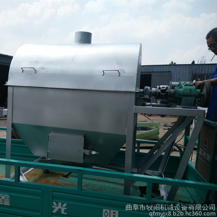 环保节能自动翻炒滚筒炒货机 50型滚筒炒料机 滚筒炒料机图4