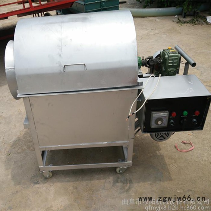 环保节能自动翻炒滚筒炒货机 50型滚筒炒料机 滚筒炒料机图2