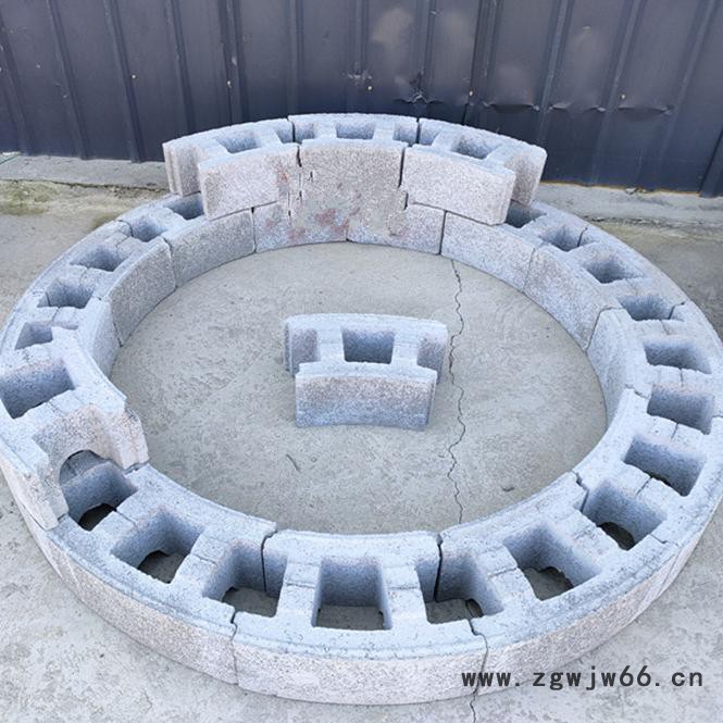 70水泥井盖 砌井砖 井盖 透水砖 植草砖 路牙石图3