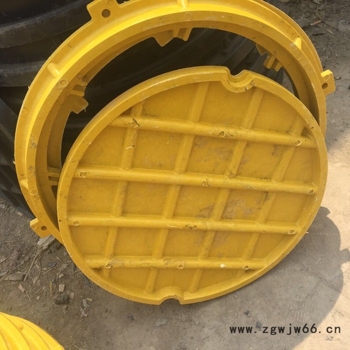 鸿硕 玻璃钢排水沟井盖 玻璃钢通讯检查用井盖 玻璃钢下水道井盖图3