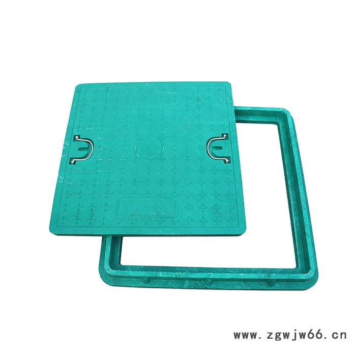 岳峰树脂复合井盖方形燃气电力燃气绿化污水检查井井盖支持定制700*700*40mm山东淄博井盖厂家图2