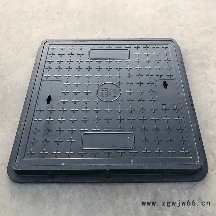 岳峰树脂复合井盖方形燃气电力燃气绿化污水检查井井盖支持定制700*700*40mm山东淄博井盖厂家图4