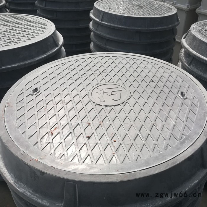 鸿硕销售 玻璃钢下水道排水井盖 玻璃钢通讯检查用井盖 玻璃钢复合污水井盖图6