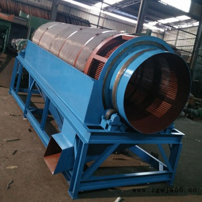 新型高产量滚筒筛 筛石分离筛分滚筒筛价格 滚筒筛厂家 沙石分离筛沙机工作原理图6