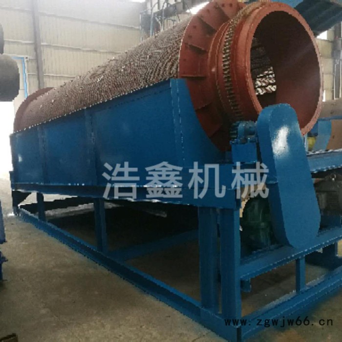 新型高产量滚筒筛 筛石分离筛分滚筒筛价格 滚筒筛厂家 沙石分离筛沙机工作原理图3