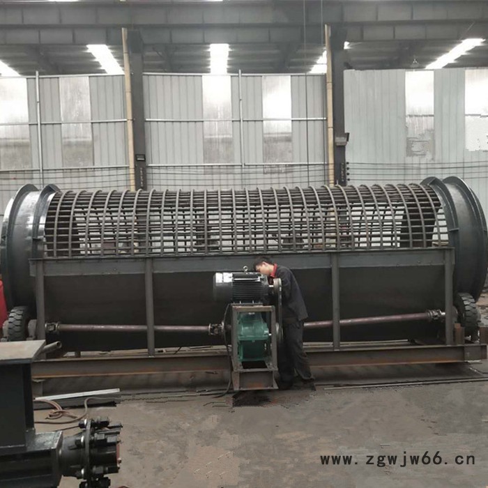 嵩赢供应2060 型移动式滚筒筛沙机无轴滚筒筛分机矿山石料滚筒筛分机图4