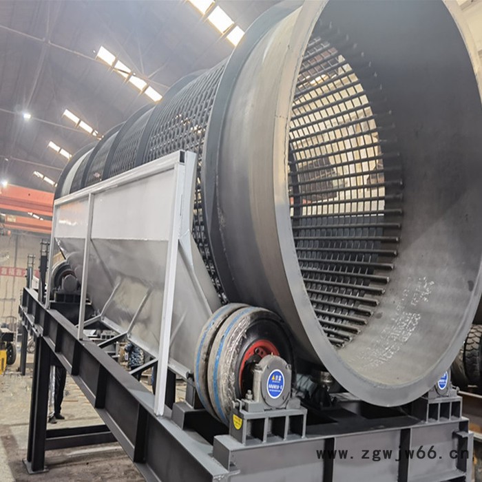 嵩赢供应2060 型移动式滚筒筛沙机无轴滚筒筛分机矿山石料滚筒筛分机图3