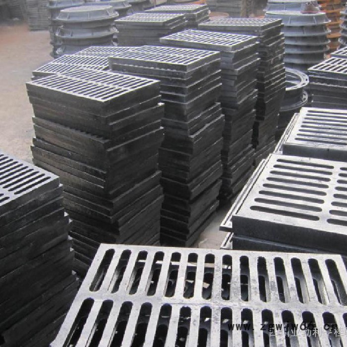 球墨铸铁井圈井盖生产厂家 球墨铸铁井盖篦子 雨水篦子井盖规格齐全图3